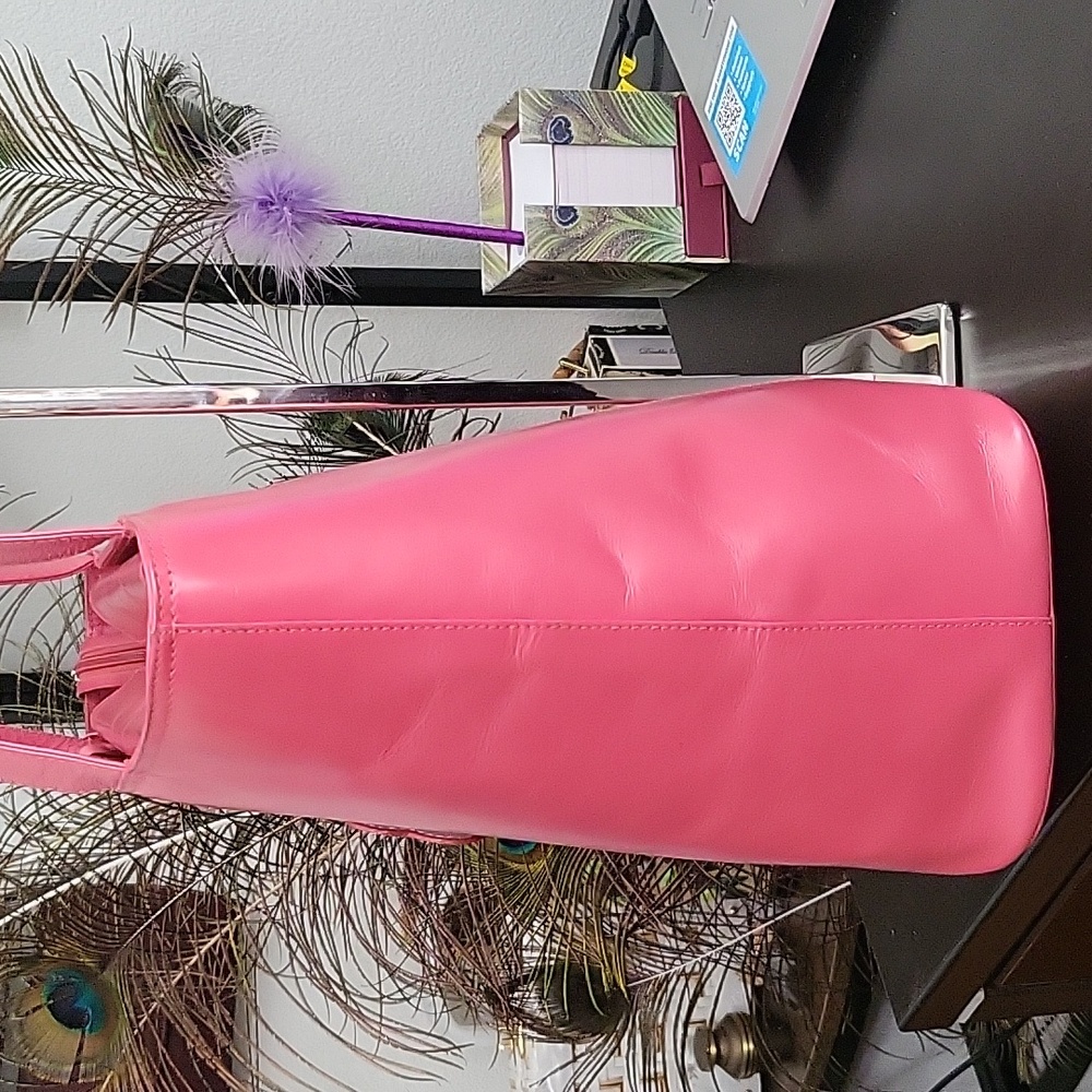 Radley Pink Leather Tote Bag - Picture 8 of 16